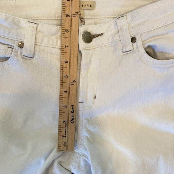 CAbi Women's 336 Bree White Skinny Jean White Size 6 - Picture 9 of 12
